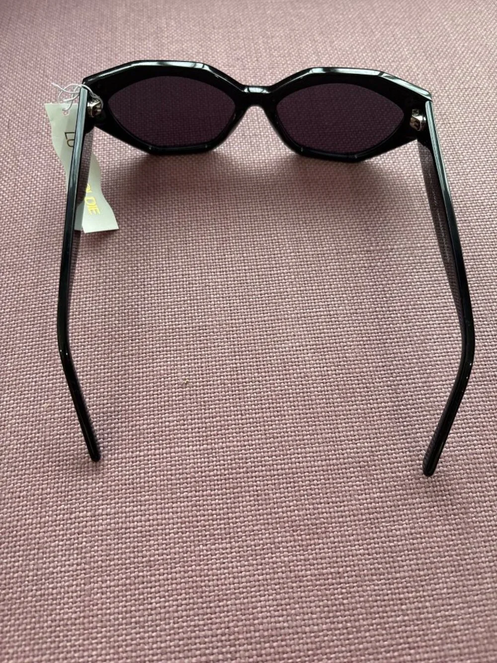 Lu Goldie Eliana Sunglasses in Black New Womens Sunnies